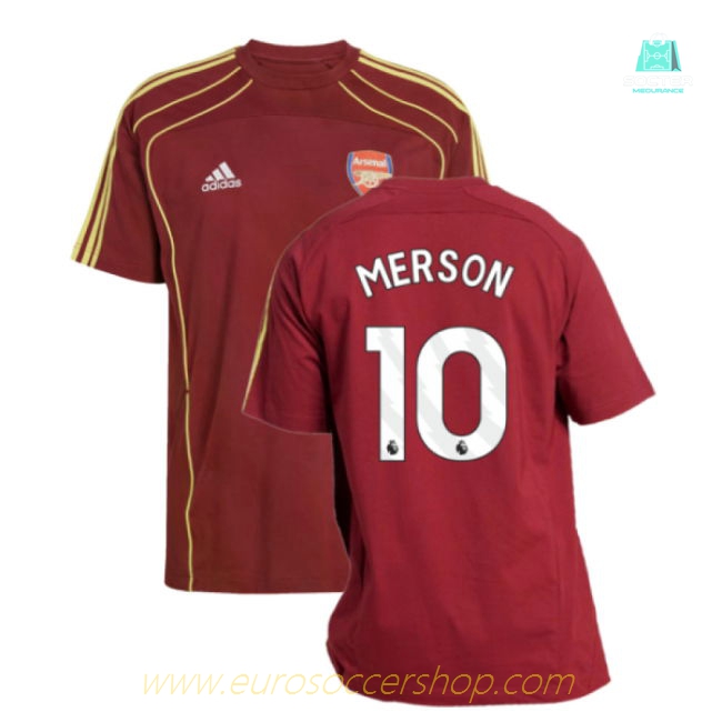 2025-2026 Arsenal UBP Tee (Noble Maroon) (Merson 10)