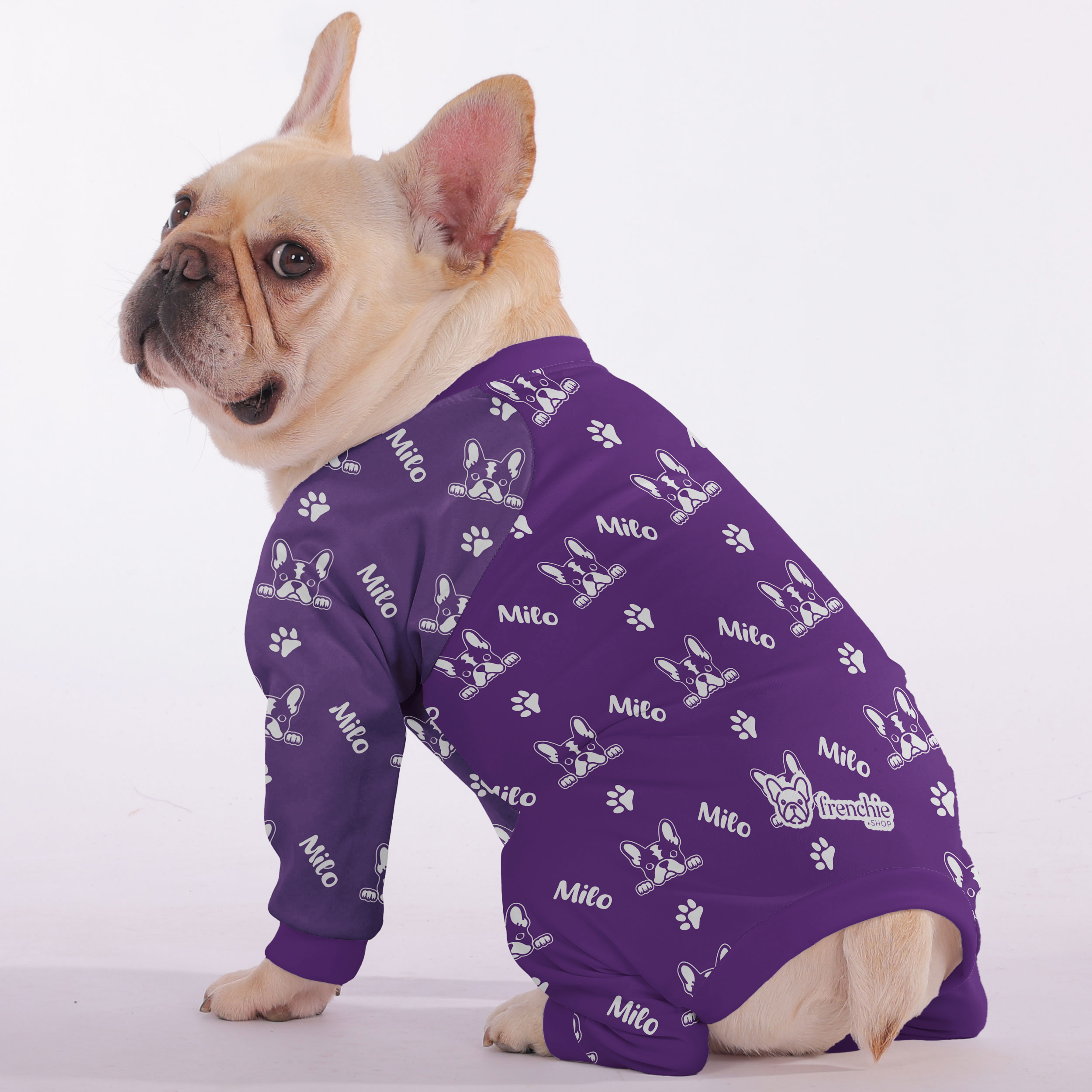 High-Quality Nova - Personalized French Bulldog Pajamas With Frenchie...