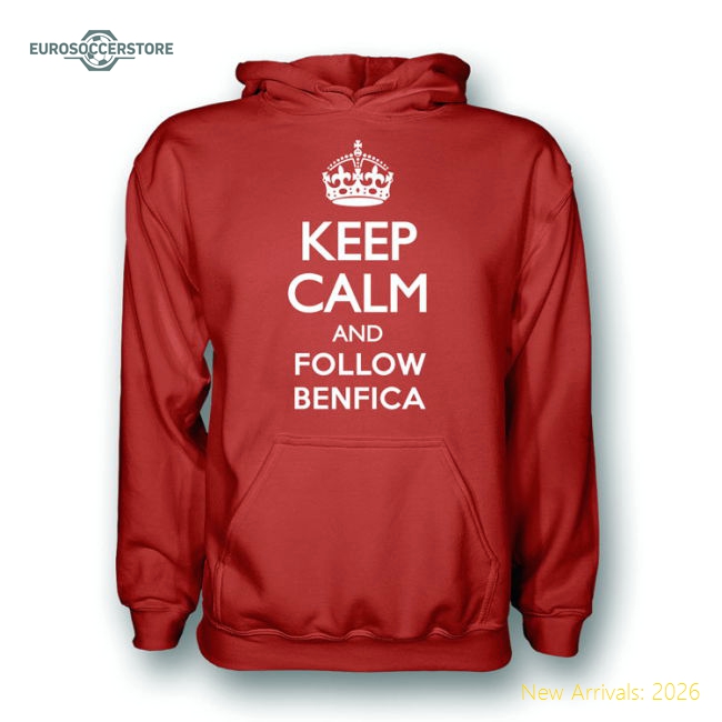 Keep Calm And Follow Benfica Hoody (red) - Kids
