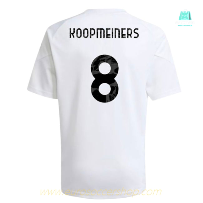 2025-2026 Juventus Training Shirt (White) - Kids (Koopmeiners 8)