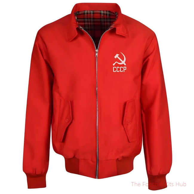 Soviet Union CCCP Red Harrington Jacket