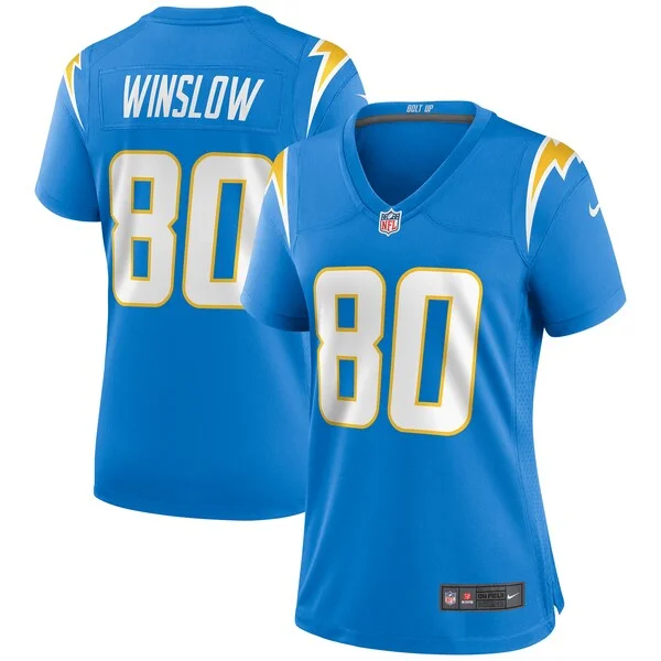 None Kellen Winslow Game Jersey - Blue | NFL Player Jersey | NFL Footb