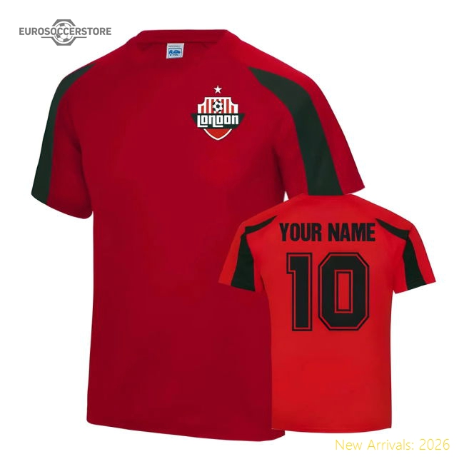 Authentic Your Name Arsenal Sports Training Jersey (red) - Premium