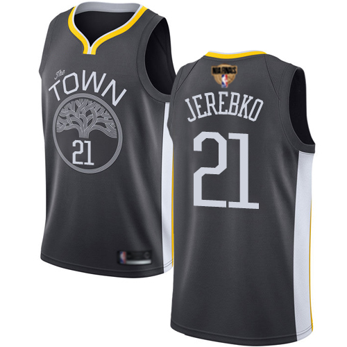 Black GSW State Warriors #21 Nike Replica Jersey Game Day Wear