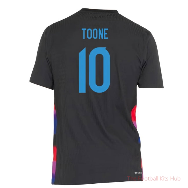 2025-2026 England WEC Authentic Away Shirt (Black) - Mens (TOONE 10)