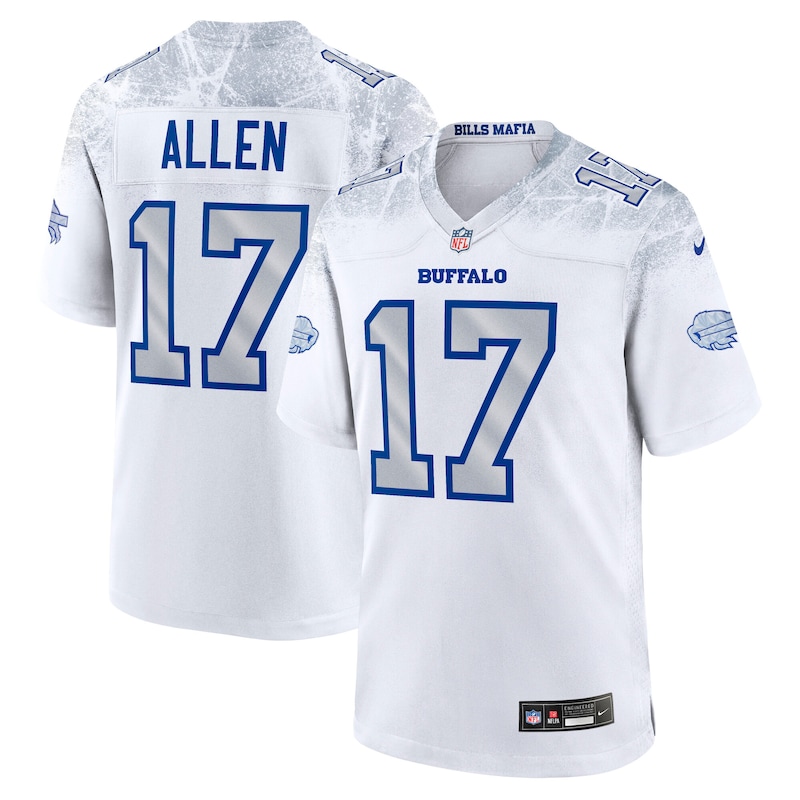 None Josh Allen Buffalo Bills Dynamic Game Jersey Football Apparel