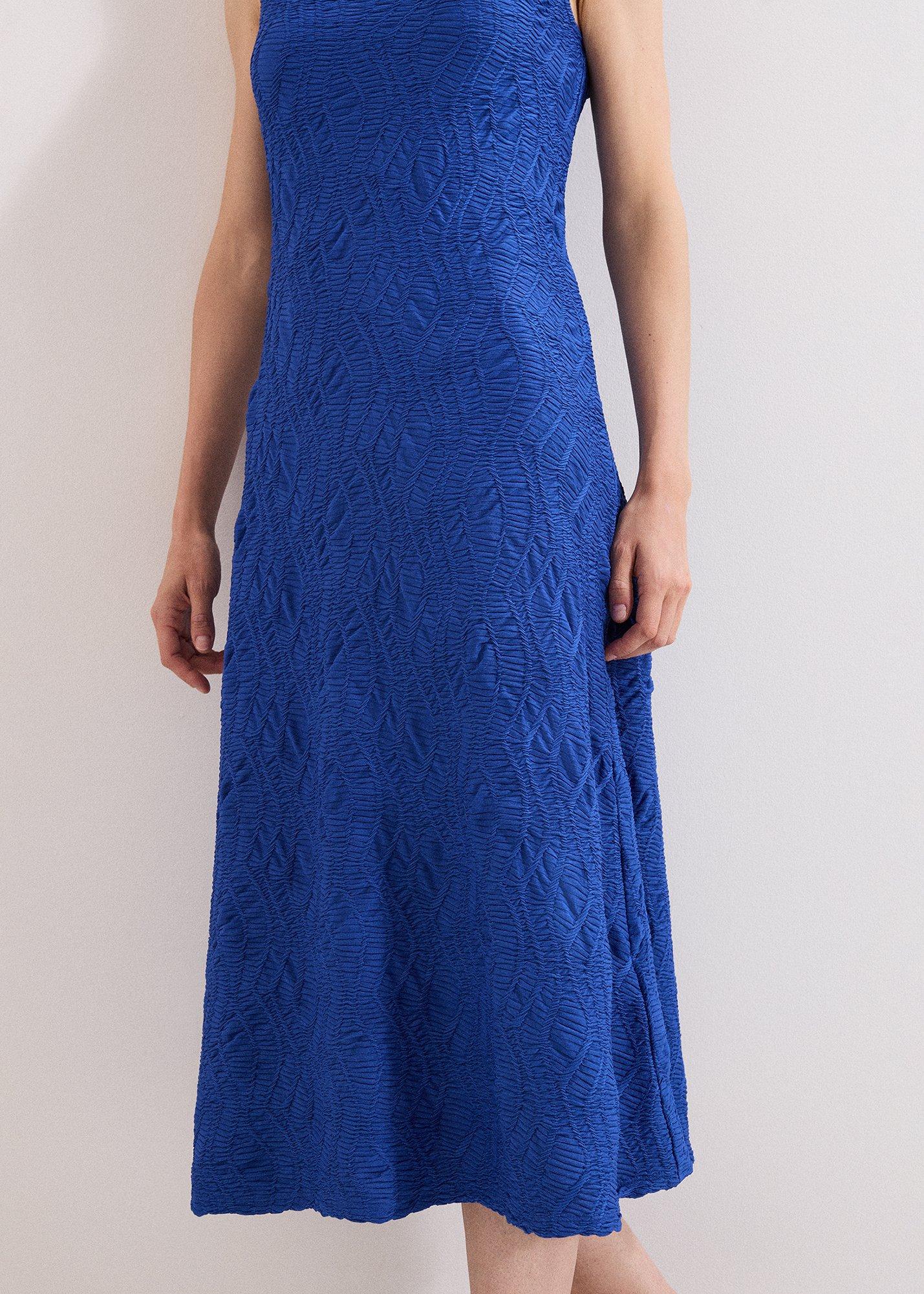 Talia Textured Midi Dress