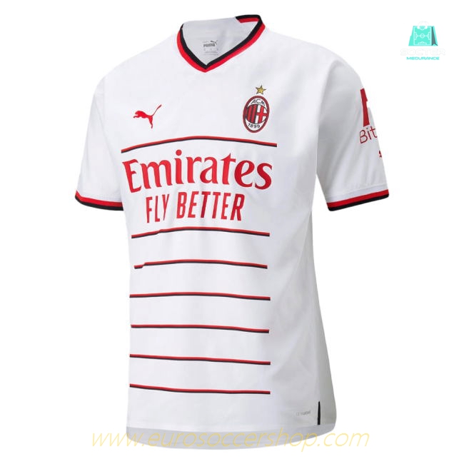 2022-2023 AC Milan Authentic Away Shirt (Your Name)