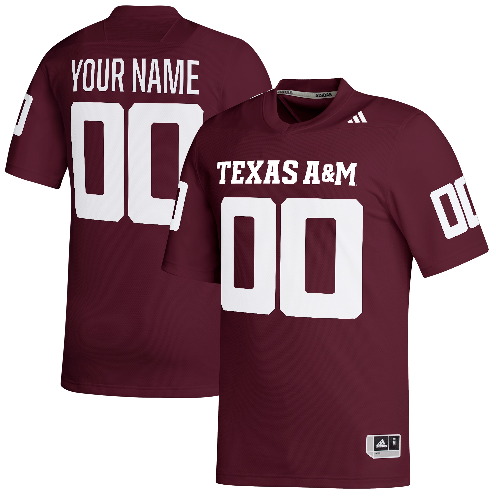 [NJP] Women's Texas A&M Aggies Custom Replica Football Jersey - Maroon