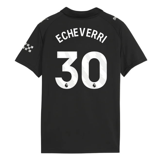 Replica Football Man City Away Shirt Kids Echeverri #30 Profession...