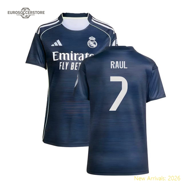 2025-2026 Real Madrid Away Fan Wear Women'S 2026 Real Football Jersey