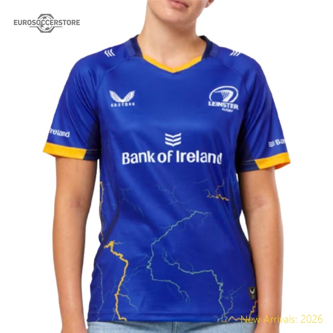 2025-2026 Personalised Leinster Football Shirts Home Womens 2026 Leinster Shirt Football Fan Apparel