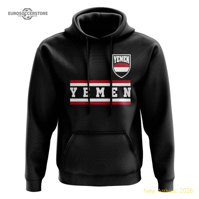 Yemen Core Football Country Hoody (black) - Match Quality
