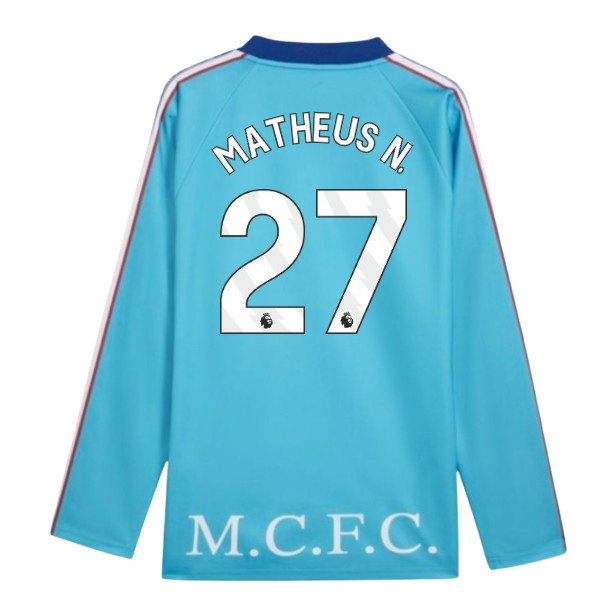 [DDJ] 2026-2027 Man City KING Jersey LS (Blue) (Matheus N. 27)