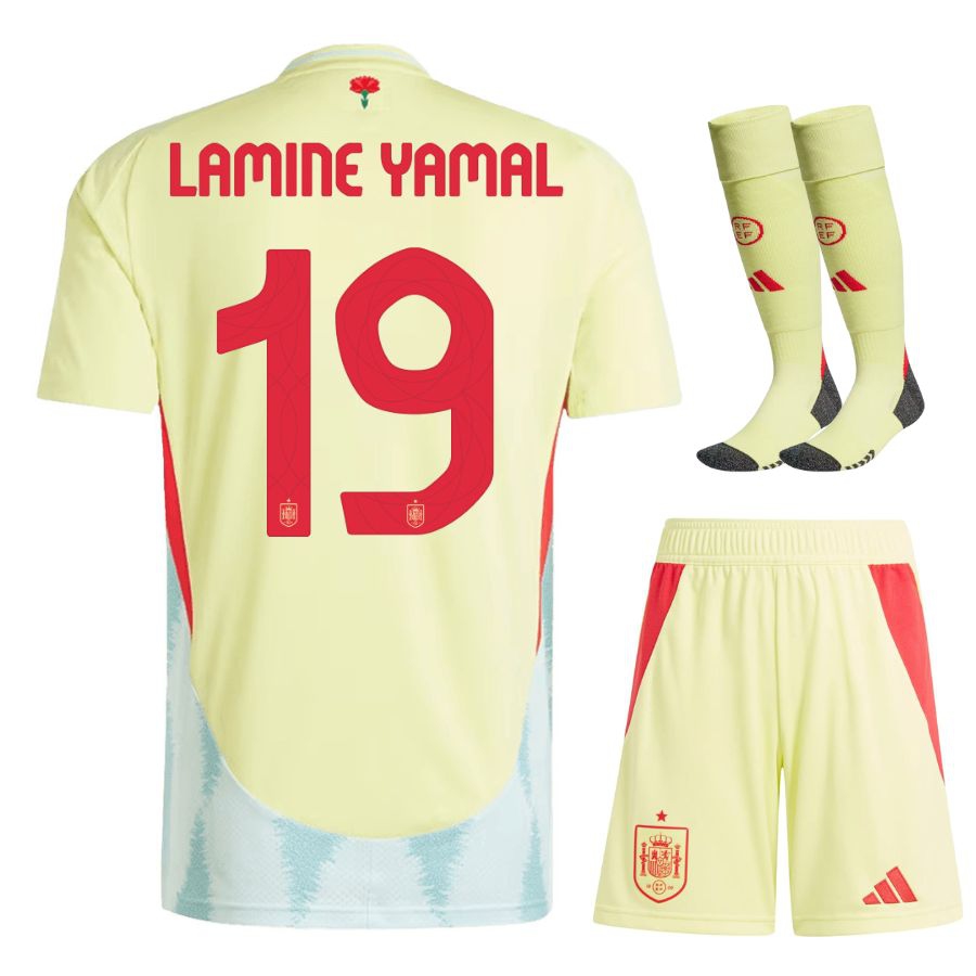 [HP] Spain Away Kids Kit Jersey 2024 2025 Yamal