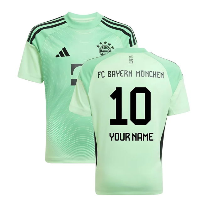 2025-2026 Bayern Home Shirt - Kids (Glory Mint) (Your Name)