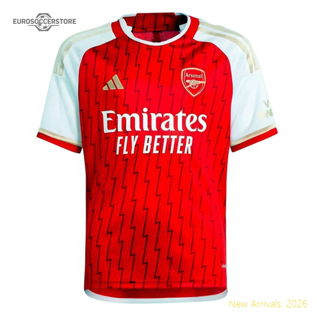 Arsenal 2023-2024 Home Shirt (Kids) Fan Edition For Premier League Fans