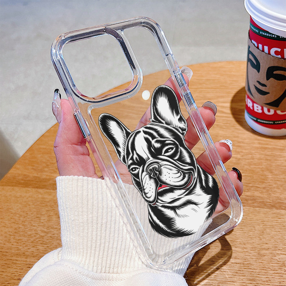 French Bulldog Lola Clear Silicone Phone Case For Iphone, Samsung &