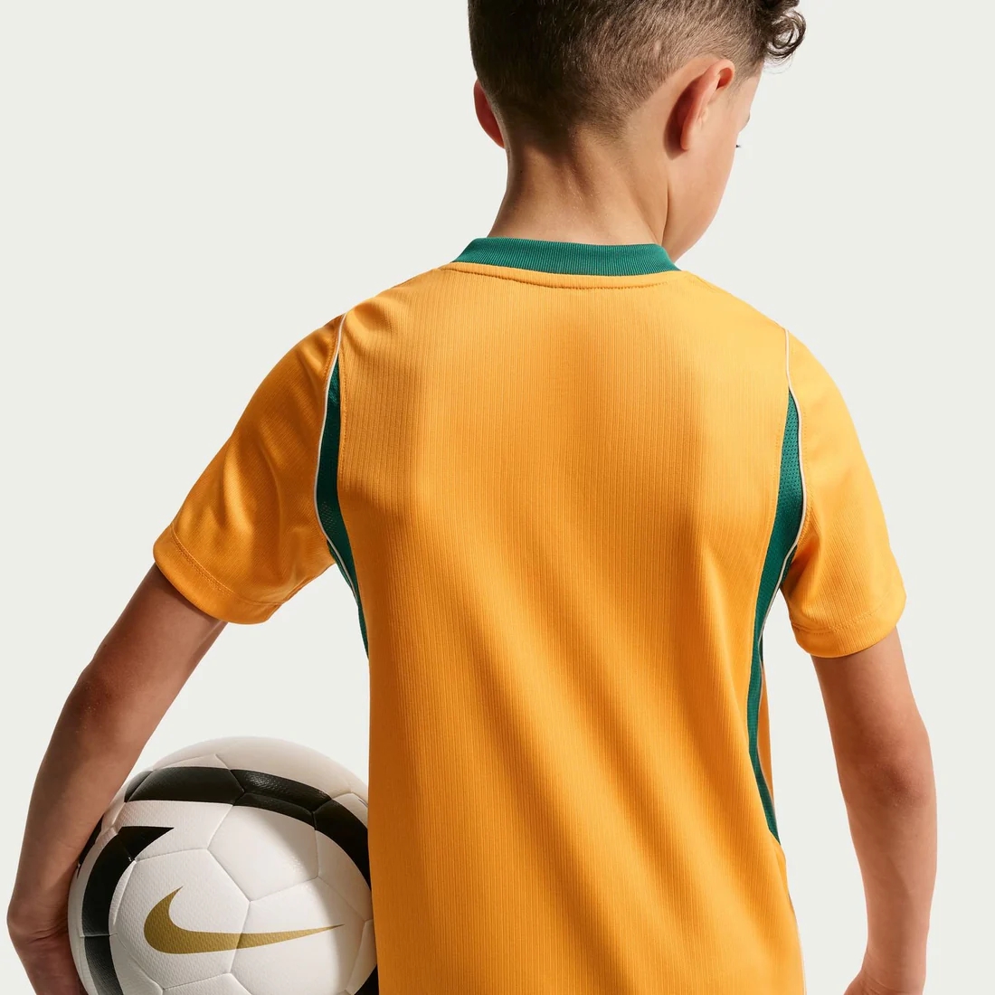 Australia 2026 Home Youth Jersey - Socceroos Gold Junior Kit
