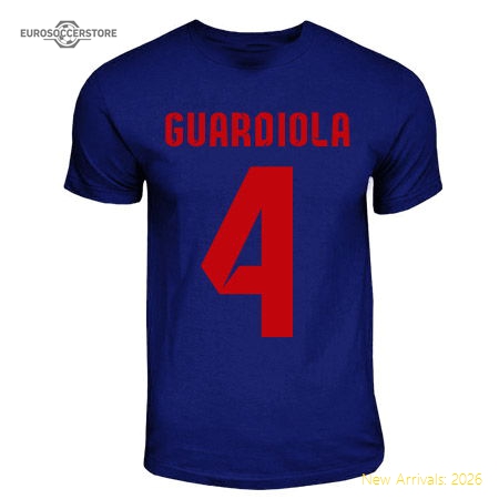 Pep Guardiola Barca Hero T-shirt (navy) - Unique Style - Unique Style