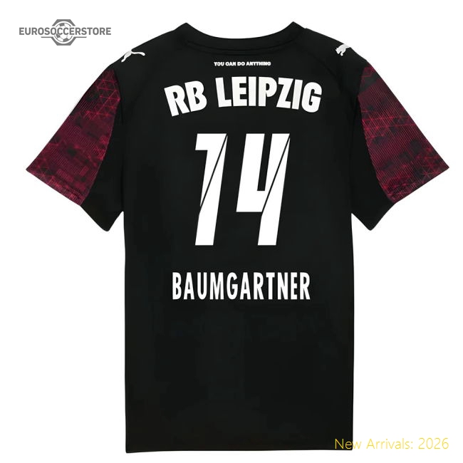 2025-2026 Red Bull Leipzig Third Soccer Shirt (Kids) (Baumgartner 14)