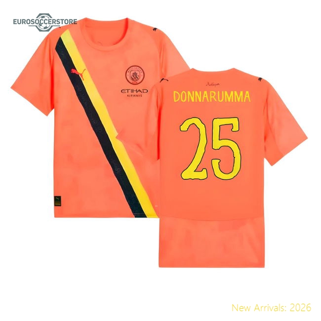 Soft Football Team Kids Jersey Donnarumma 2025-2026 Performance Fabric
