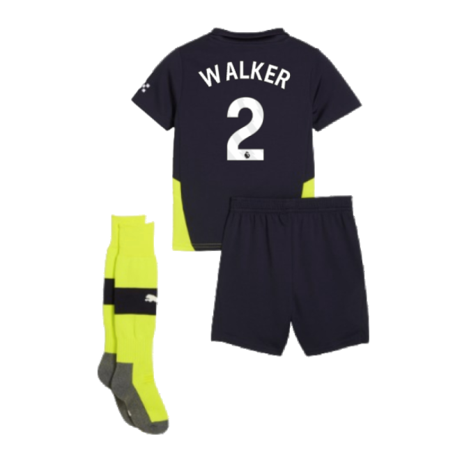 Official Elite 2024-2025 Man City Away Mini Kit Walker 2
