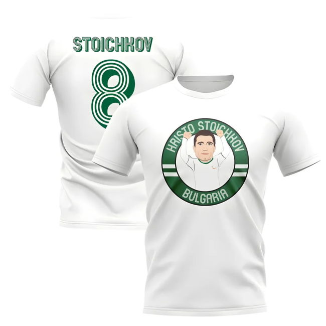 Premium Hristo Stoichkov Bulgaria Soccer Lightweight Breathable