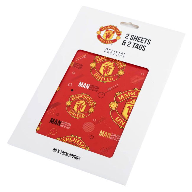 Women's Manchester United FC Text Gift Wrap