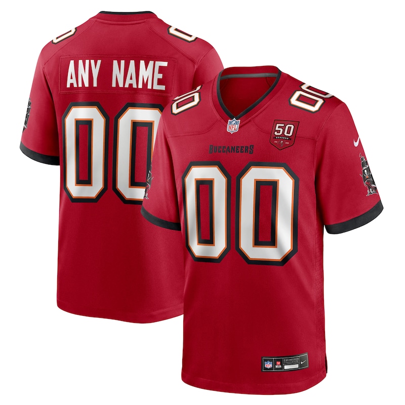 None  TB Buccaneers Timeless Premium Material Jersey for NFL Fans