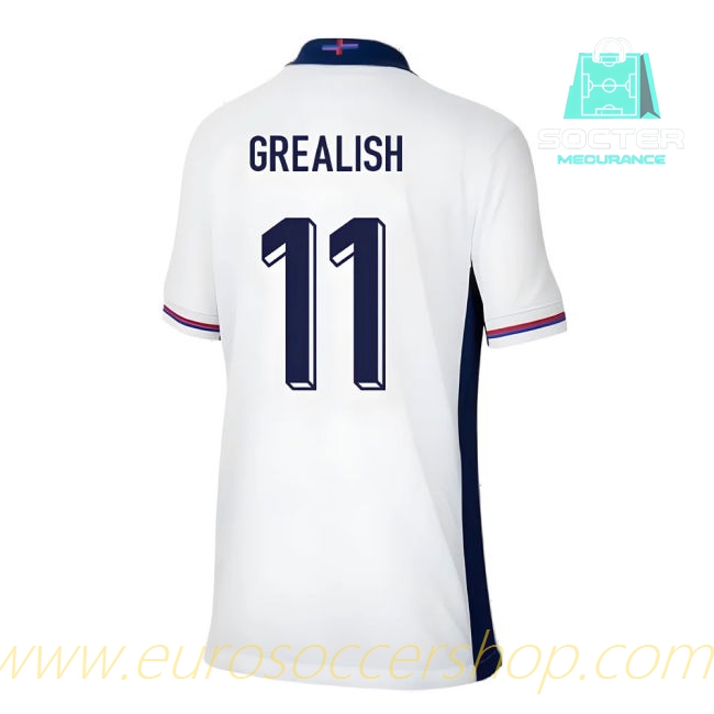 2024/25 Campaign England NT Home Football Shirt Official Kids Edition (Grealish 11)