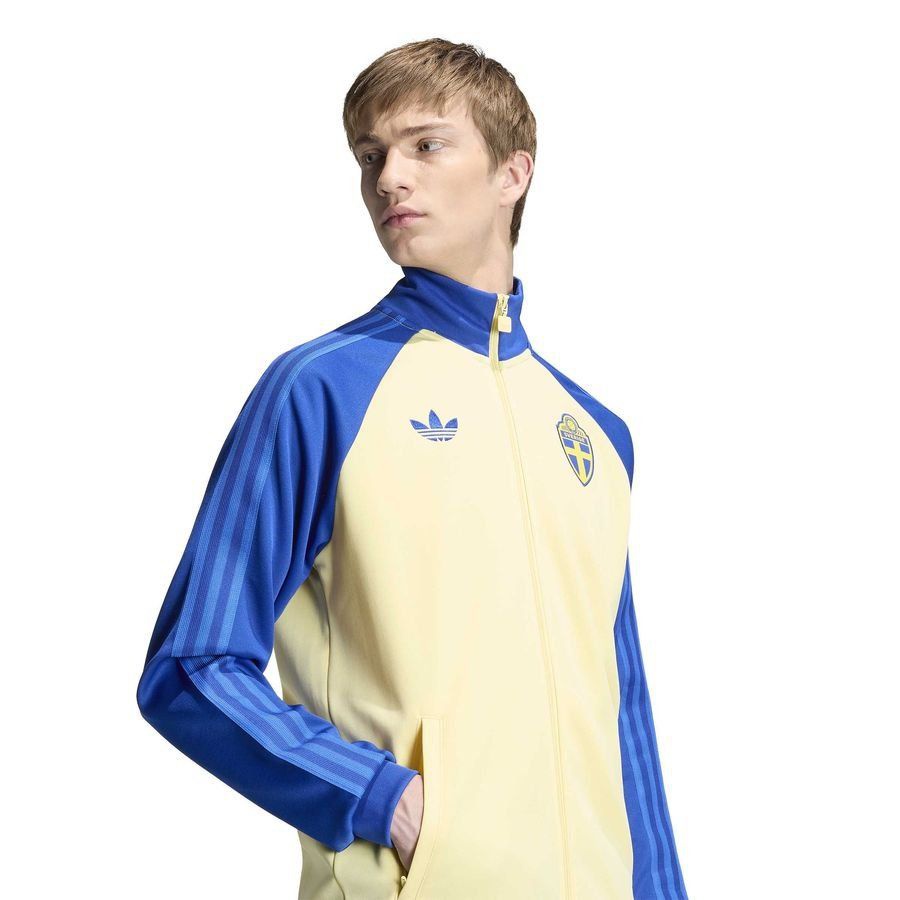 Sweden Track Top OG World Cup 2026 - Almost Yellow/Royal Blue