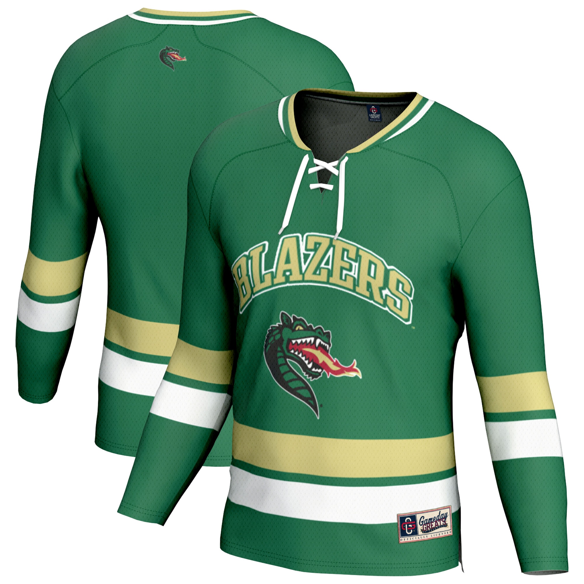 [NJP] UAB Blazers GameDay Greats Hockey Jersey - Green