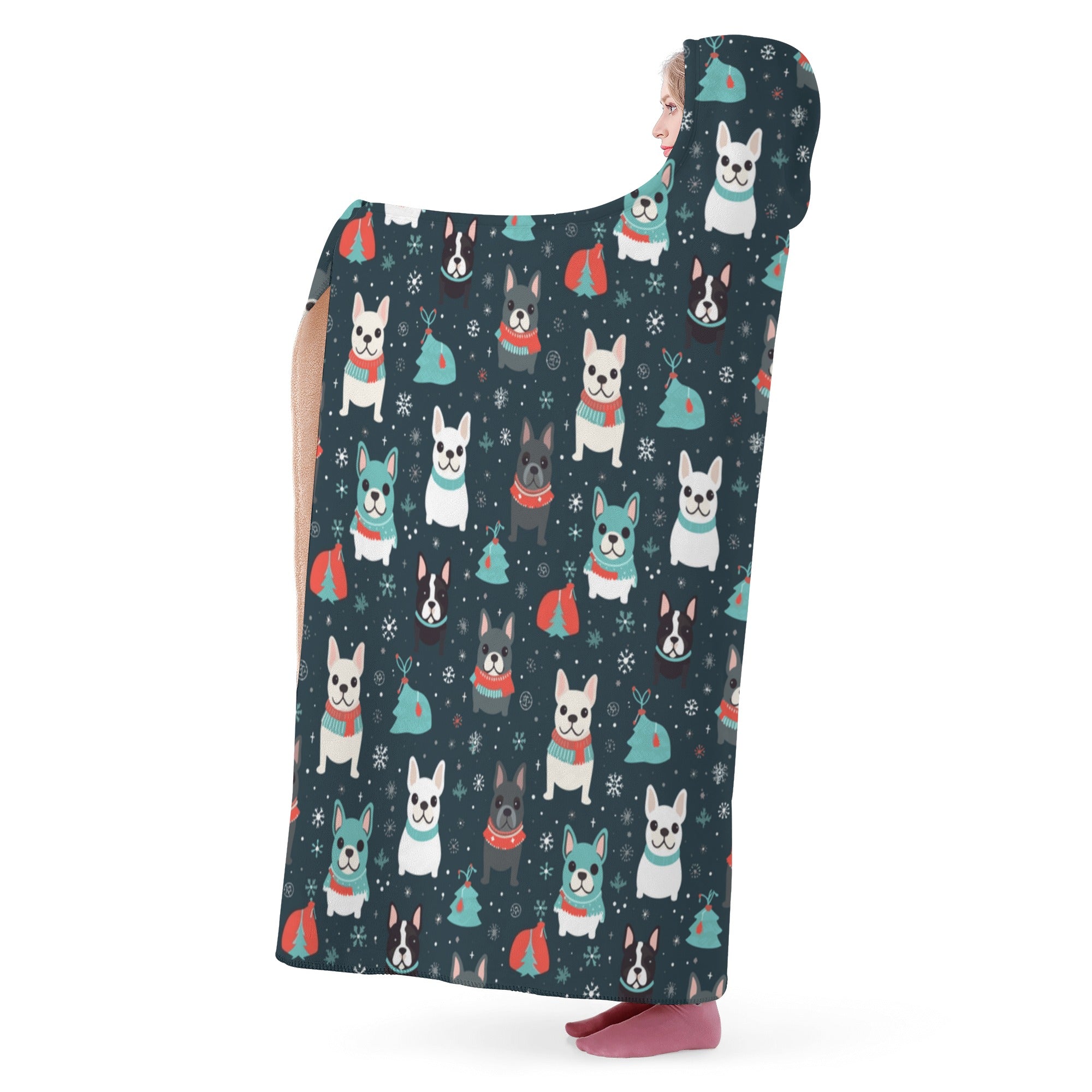 Christmas Vibes - Hooded Blanket