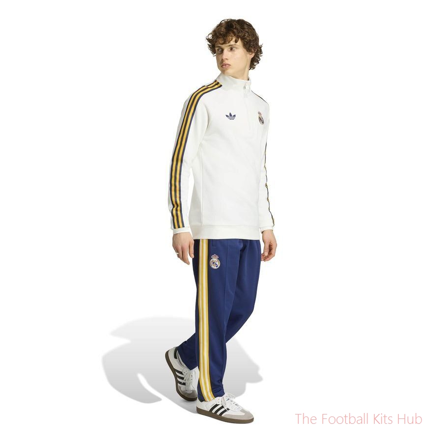 Real Madrid Track Top OG Half Zip - White