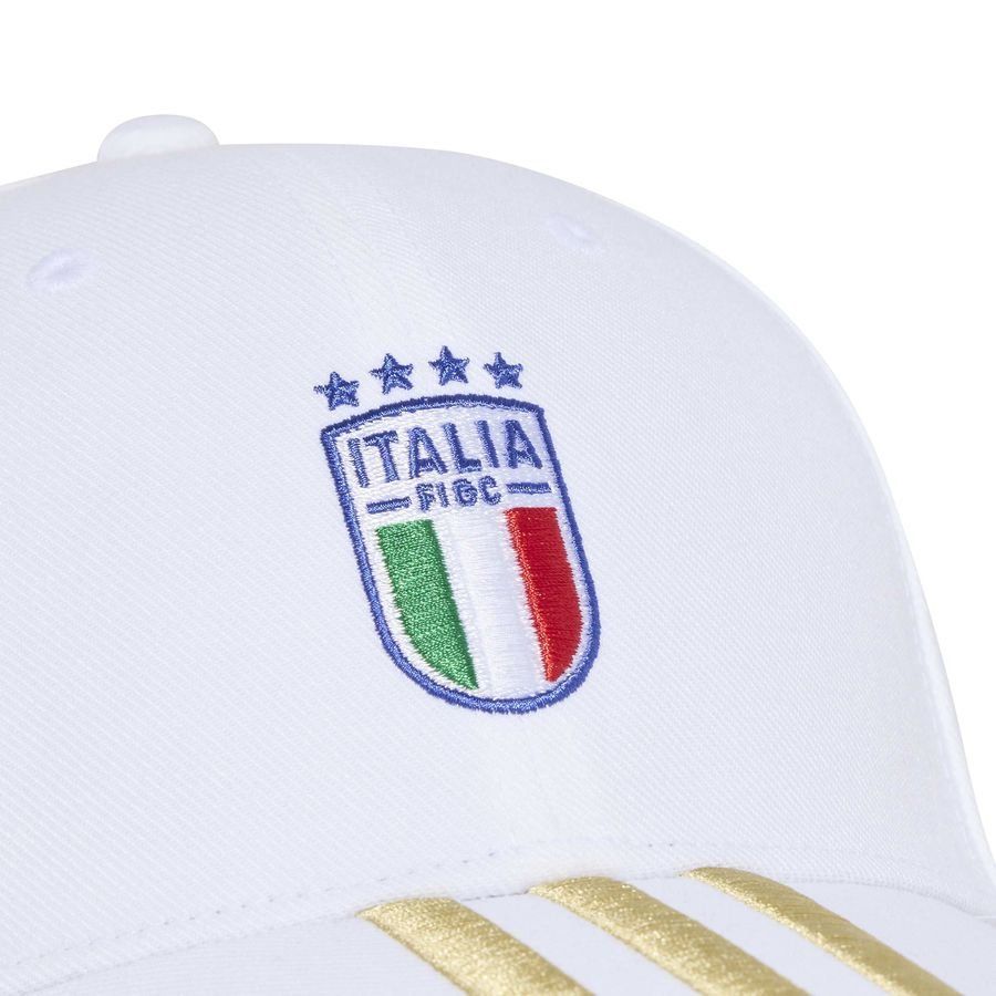 Italy Baseball Cap Pure White/gold For Algeria Football Fans