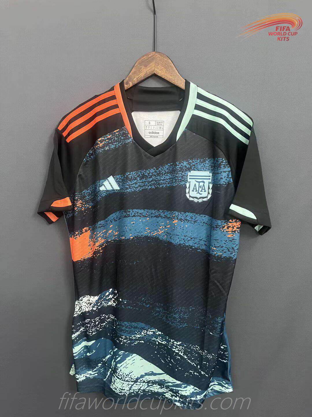 Argentina 2023 Away Black/Dark Blue Football Kit