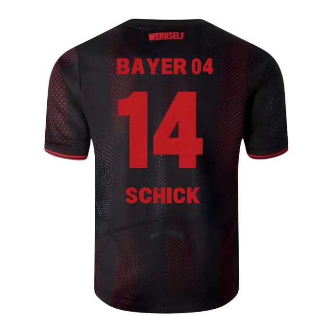 2025-2026 Bayer Leverkusen Home Shirt - Kids (Schick 14)