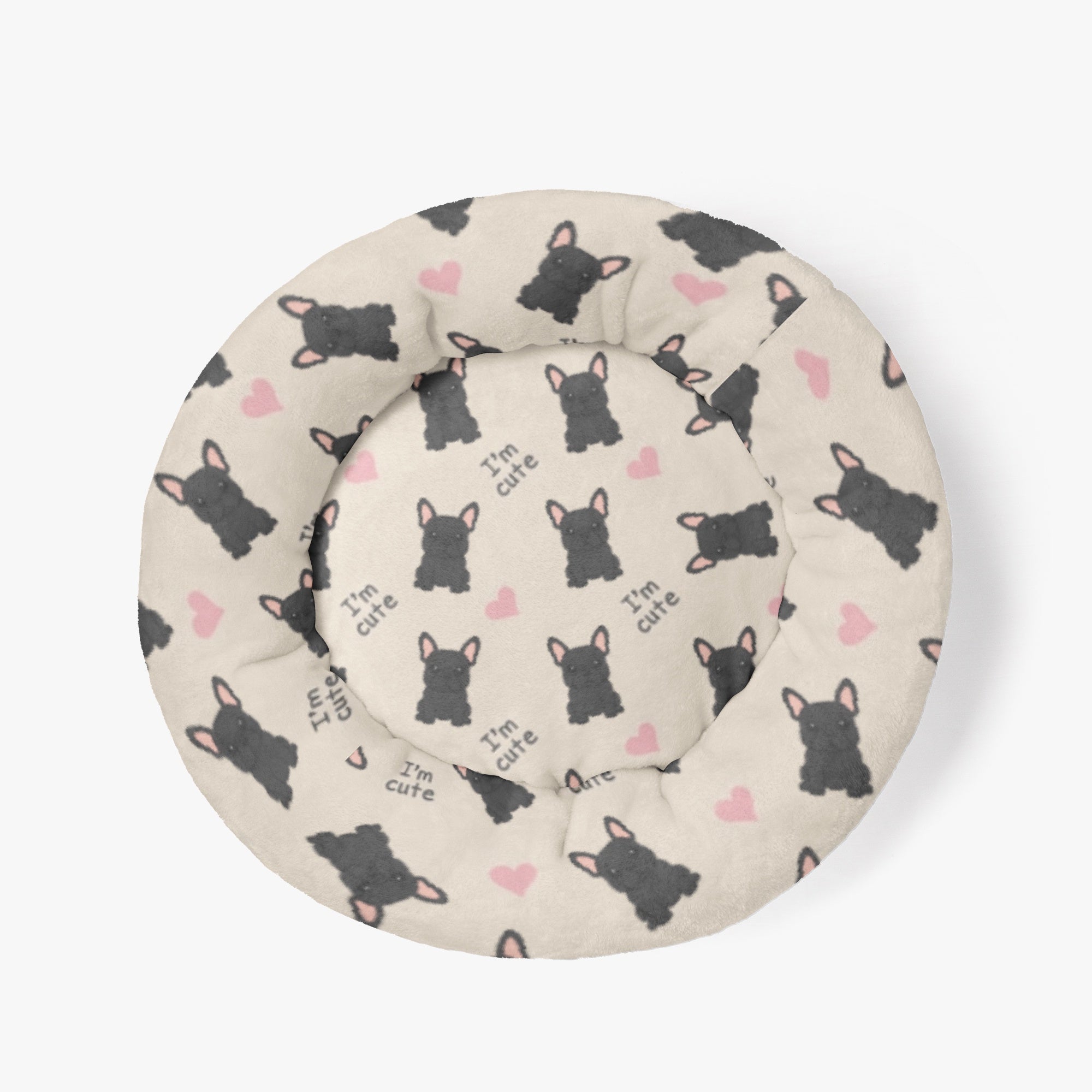 French Bulldog I'm Cute Custom Cloud Comfort Frenchie Bed |
