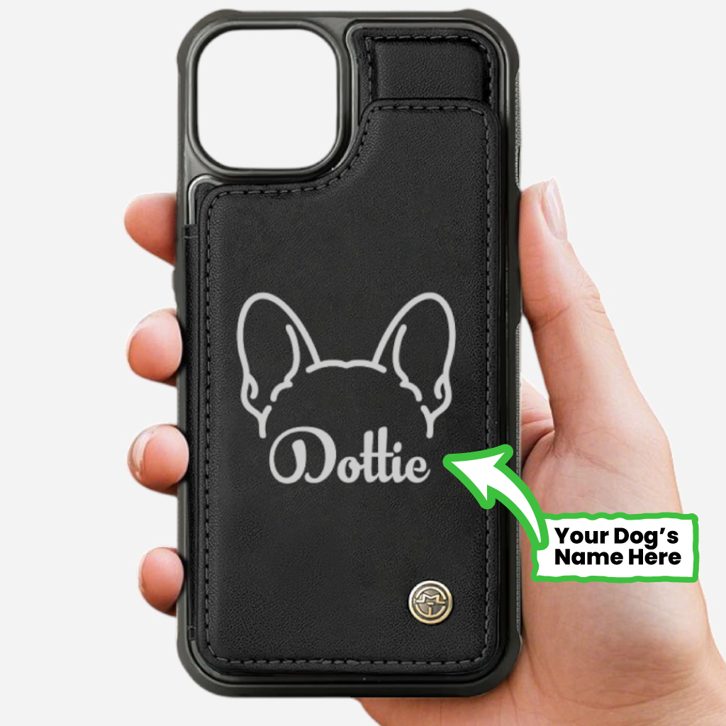 French Bulldog Nena Personalized Leather Wallet Case For For Iphone &