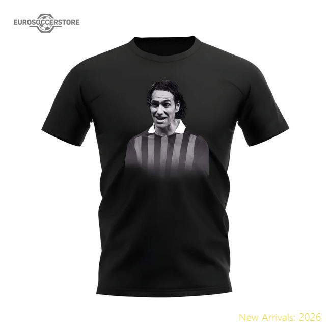Genuine Alessandro Nesta Ac Milan Legend T-Shirt (Black)