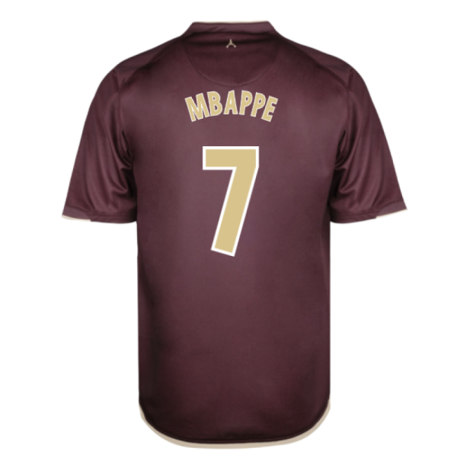 Genuine Psg Mbappe Away Jersey Smooth Soft Comfortable Uv-protective