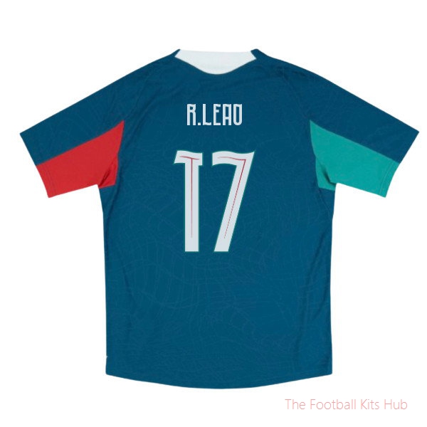 2026-2027 Portugal Training Jersey Pro (Ocean Tropic) (R.Leao 17)