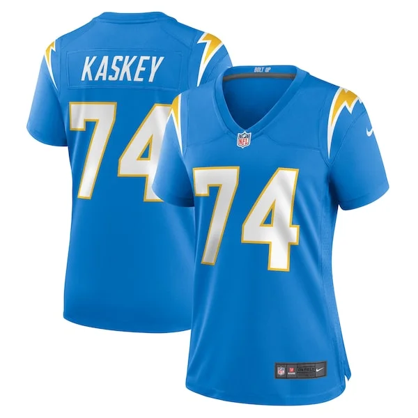 None Matt Kaskey Game Jersey - Blue | NFL Player Jersey | NFL Football