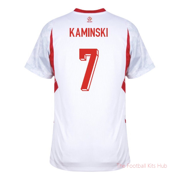 Kaminski #7 2026-2027 Poland Home Shirt Season Kit Soccer Jersey
