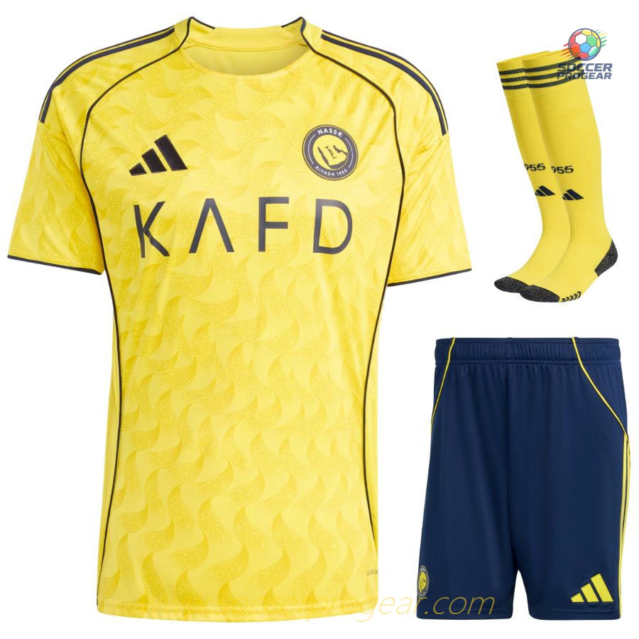 Al Nassr Home Football Shirt Children Football Jersey 2025/26 Collection