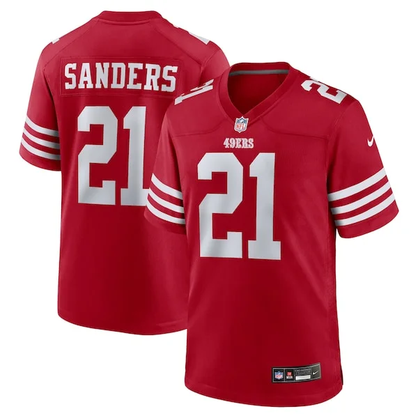 Performance San Francisco 49ers Game Jersey - Premium Scarlet NFL F...