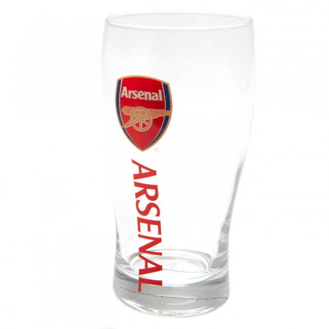 classic Arsenal FC Tulip Pint Glass