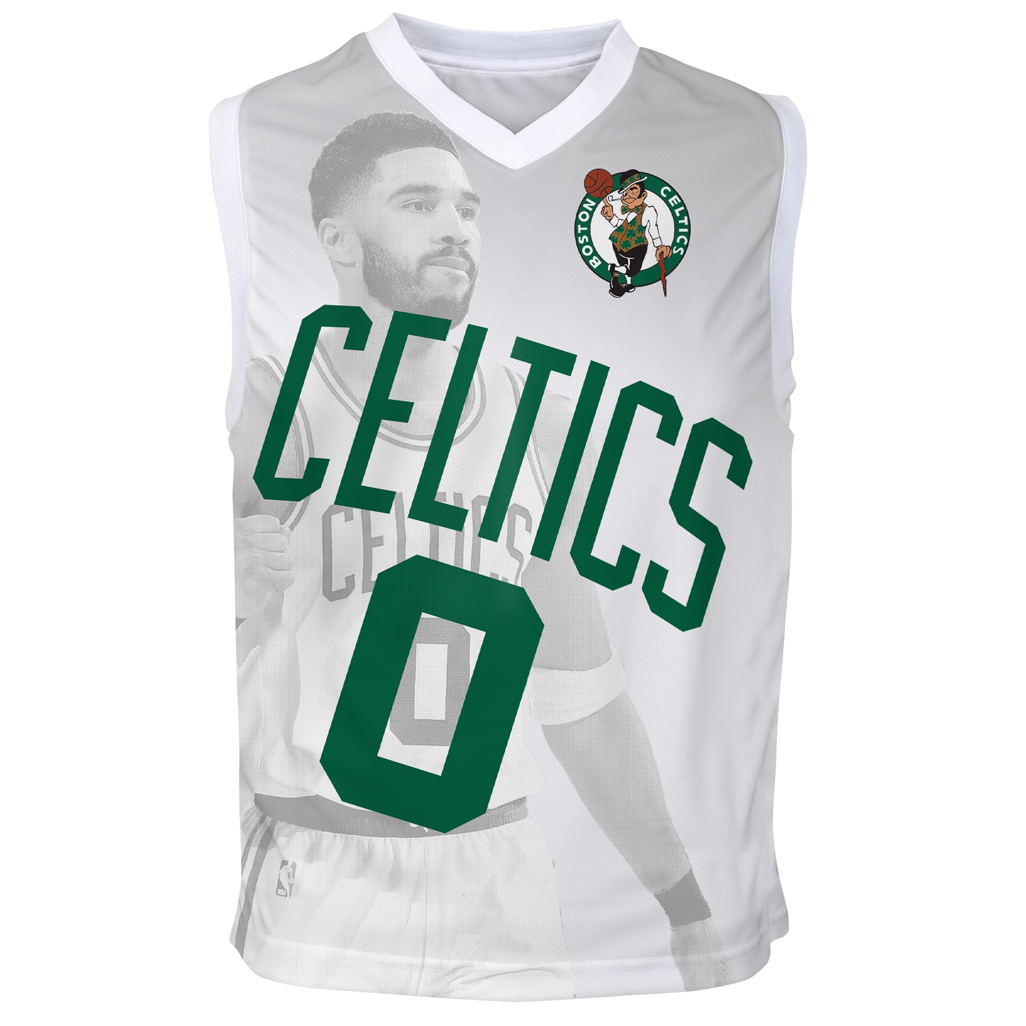 [SJH] Jayson Tatum #0 Boston Celtics Outerstuff Youth Hometown Fashion Jersey - White
