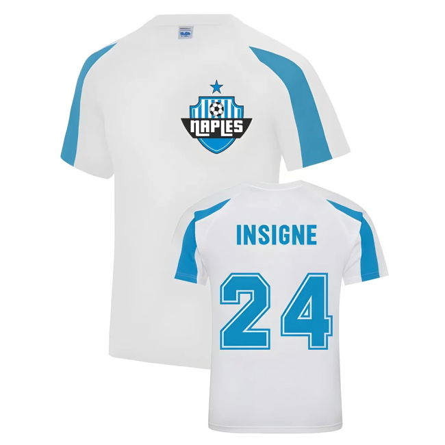 Napoli Training Jersey (White) Stretch Fabric Antibacterial